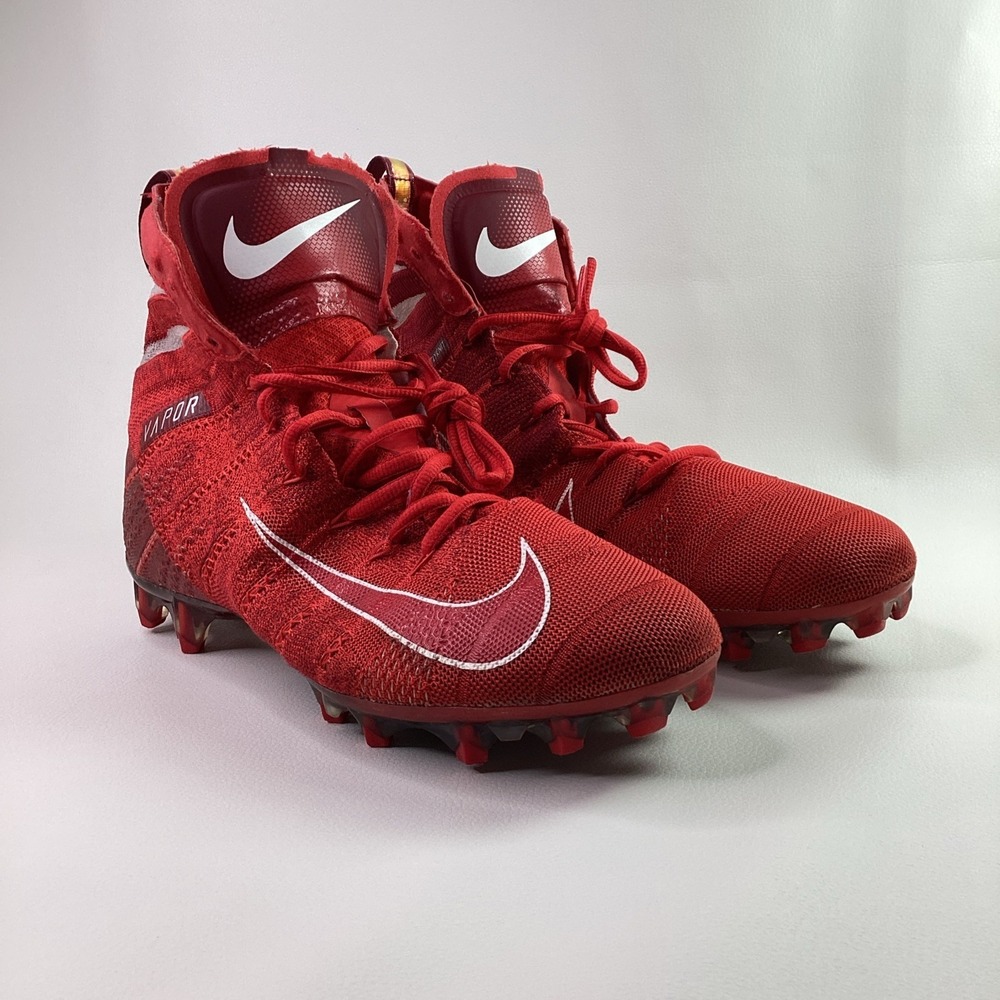Nike Mens Vapor Untouchable 3 Elite Cleats 11 University Red Football AH7408 600